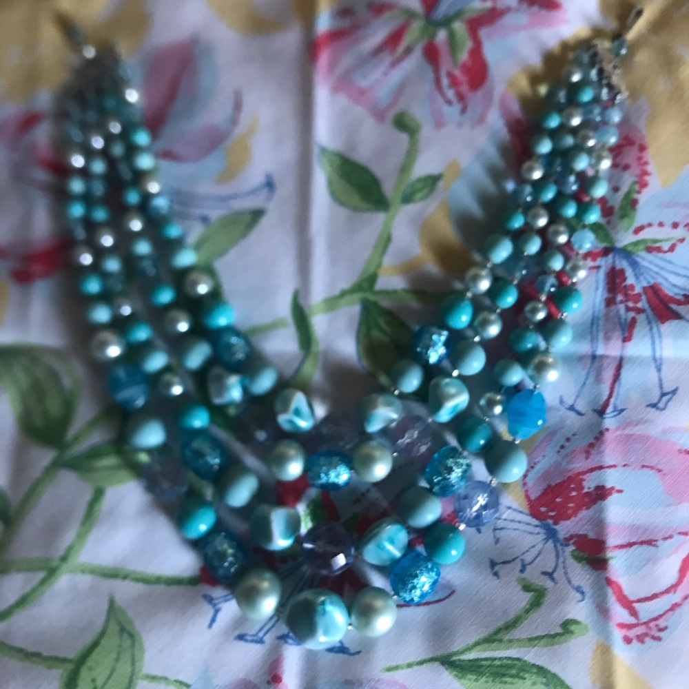Vintage four strand juicy necklace